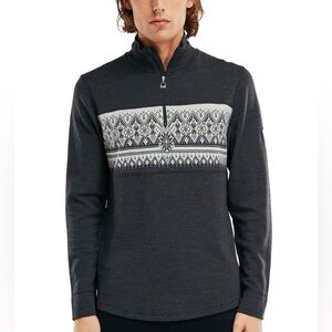 Dale of Norway Moritz Superfine Men’s Sweater - Superfine Merino Medium Ski Grey